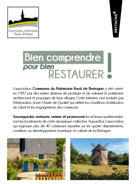 Exposition « Bien comprendre pour bien restaurer ! » – Du 11 avril au 16 mai