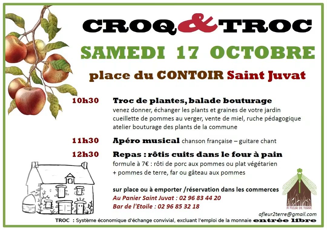 Croq & Troc : samedi 17 octobre 2026